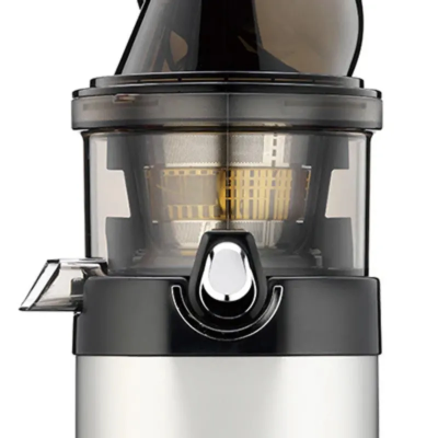 Pormenor tambor e torneira de saída Kuvings CS600 Extrator de Sumo Comercial Chef