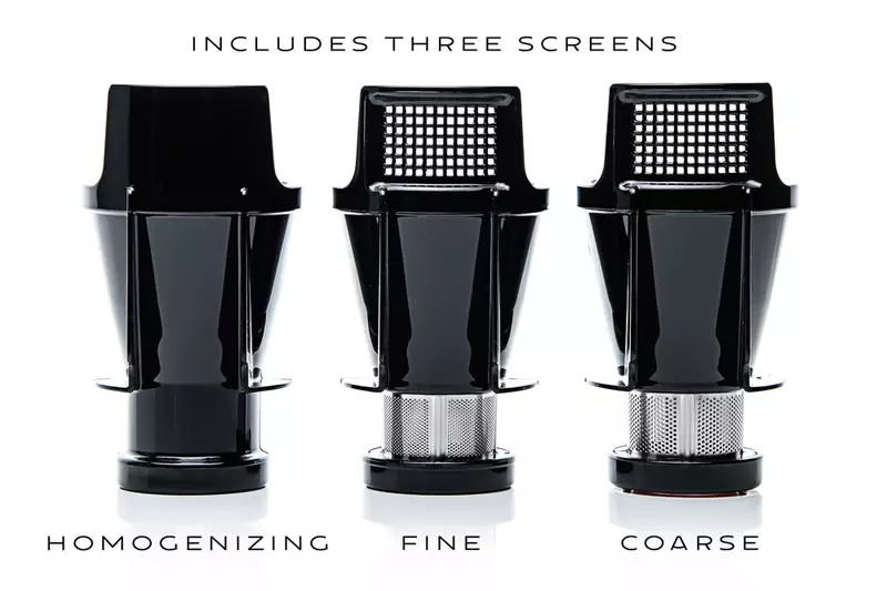 3 filtros incluidos Sana 707 Slow Juicer